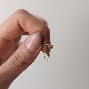 Elle CZ Chain Studs